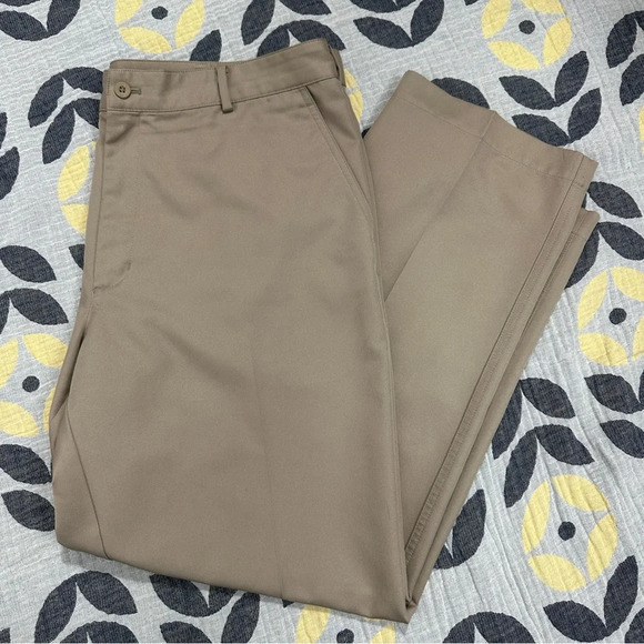 Nike Golf Dri-Fit pants, size 38x30, dark tan - Picture 1 of 10